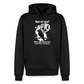 Edgar Allan Poe Fan, Klassische Literatur, - Männer Premium Bio Hoodie - Schwarz - Vorne - Nico (187cm)