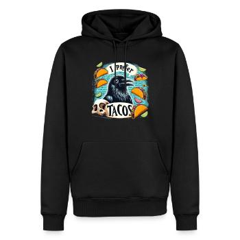 Edgar Allan Poe Fan, Klassische Literatur, - Männer Premium Bio Hoodie - Schwarz - Vorne - Nico (187cm)