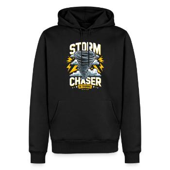 Meteorology children's tornado storm, The storm fan - Men’s Premium Organic Hoodie - black - Front - Nico (187cm)