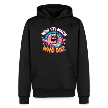 Schlauchmagen Schlauchmagenchirurgie Gastrektomie - Männer Premium Bio Hoodie - Schwarz - Vorne - Nico (187cm)