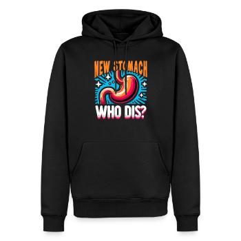 Schlauchmagen Schlauchmagenchirurgie Gastrektomie - Männer Premium Bio Hoodie - Schwarz - Vorne - Nico (187cm)