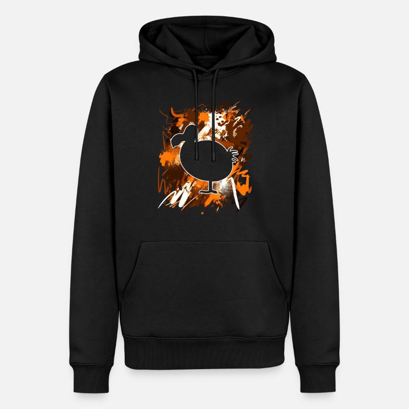 Dodo - Männer Premium Bio Hoodie - Schwarz