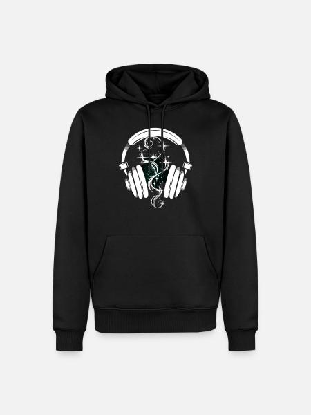 Geschenk Für Buchliebhaber Mit - Männer Premium Bio Hoodie - Schwarz