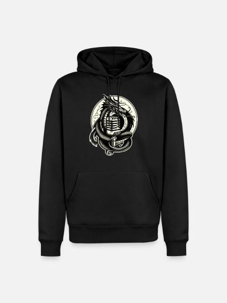 Geschenk Für Buchliebhaber Mit - Männer Premium Bio Hoodie - Schwarz