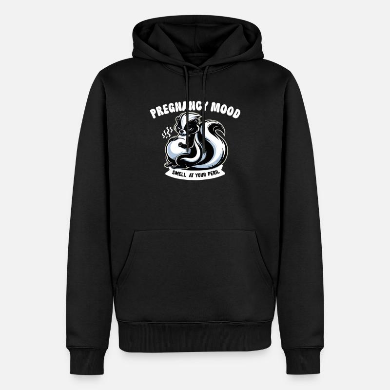 Schwangerschaftsankündigung „mutterschaft Werdende - Männer Premium Bio Hoodie - Schwarz