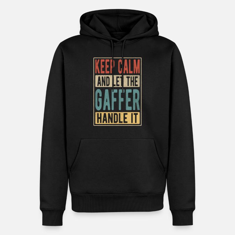 Gaffer Rétro Cadeau - Sweat à capuche Premium bio Homme - noir