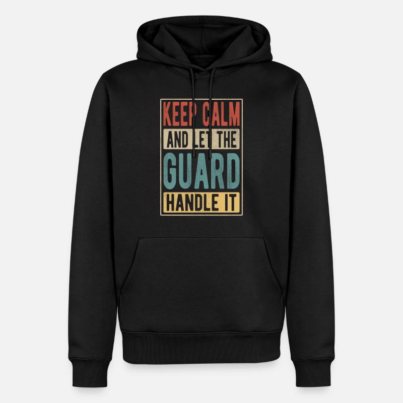 Garde Rétro Cadeau - Sweat à capuche Premium bio Homme - noir