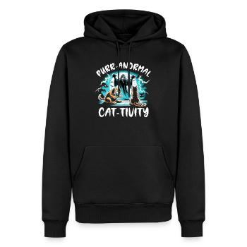 Chien d'horreur Halloween Spooky Dog Lover Chien gothique - Sweat à capuche Premium bio Homme - noir - Devant - Nico (187cm)