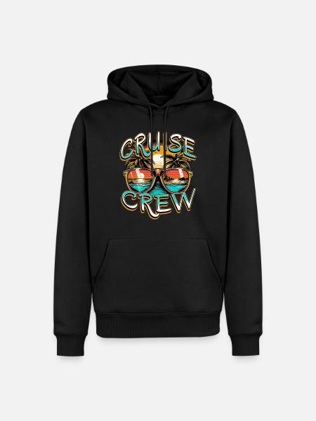 Cruise Crew - Men’s Premium Organic Hoodie - black