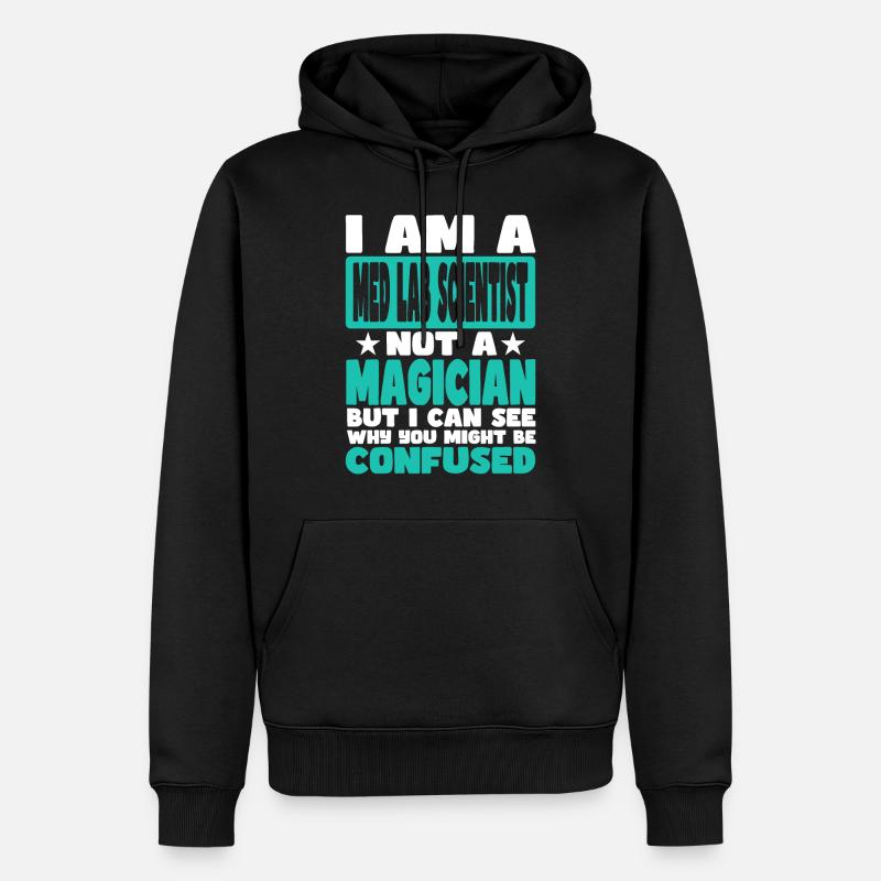 Med Lab Scientist - Männer Premium Bio Hoodie - Schwarz