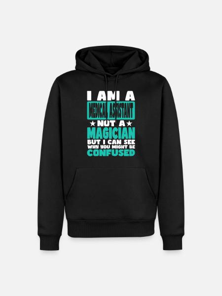 Medical Assistant - Men’s Premium Organic Hoodie - black