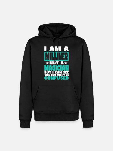 Milliner - Men’s Premium Organic Hoodie - black