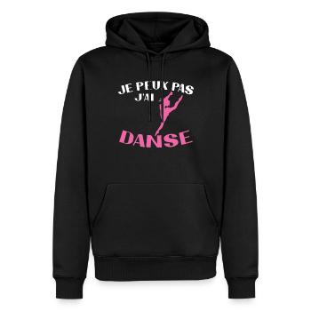 Ich kann nicht tanzen Frau Geschenk - Männer Premium Bio Hoodie - Schwarz - Vorne - Nico (187cm)