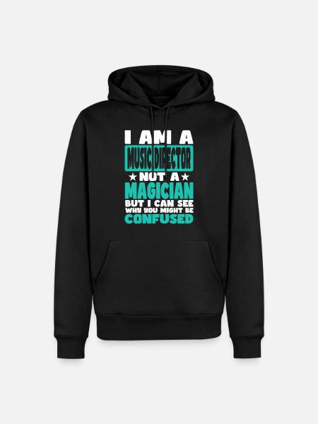 Music Director - Men’s Premium Organic Hoodie - black