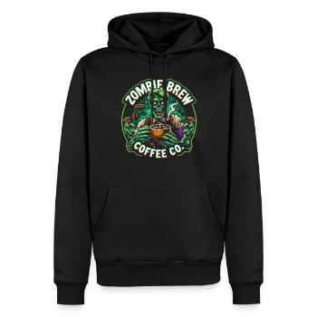 Fan de films d’horreur Zombie Horror Classic - Sweat à capuche Premium bio Homme - noir - Devant - Nico (187cm)