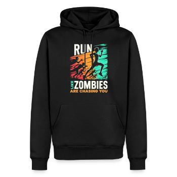 Fan de films d’horreur Zombie Horror Classic - Sweat à capuche Premium bio Homme - noir - Devant - Nico (187cm)