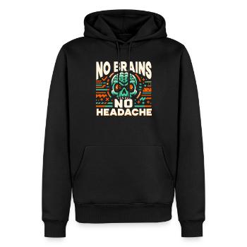 Fan de films d’horreur Zombie Horror Classic - Sweat à capuche Premium bio Homme - noir - Devant - Nico (187cm)