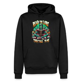 Horrorfilm-fan Zombie-horror Klassischer - Männer Premium Bio Hoodie - Schwarz - Vorne - Nico (187cm)