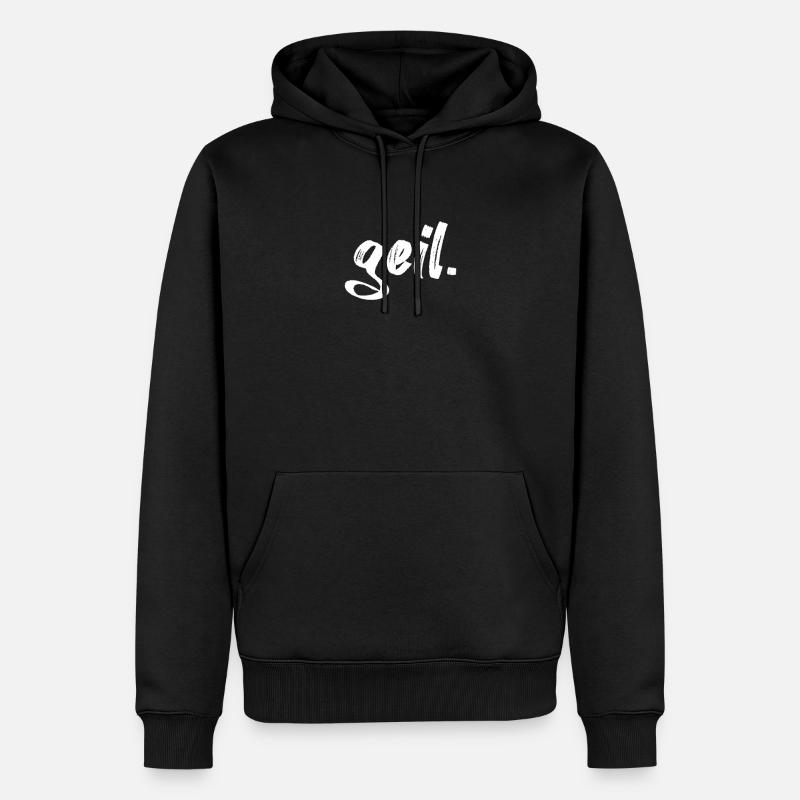 Refroidir - Sweat à capuche Premium bio Homme - noir