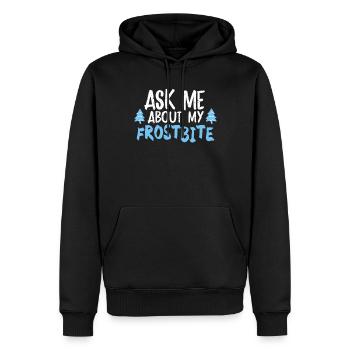 Polarlicht-aurora-verfolger Alaska Wilderness - Männer Premium Bio Hoodie - Schwarz - Vorne - Nico (187cm)