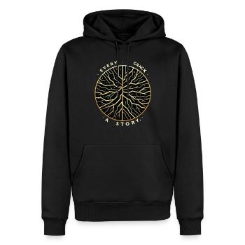 Kintsugi Kintsukuroi Imperfekte Japanische Kunst - Männer Premium Bio Hoodie - Schwarz - Vorne - Nico (187cm)
