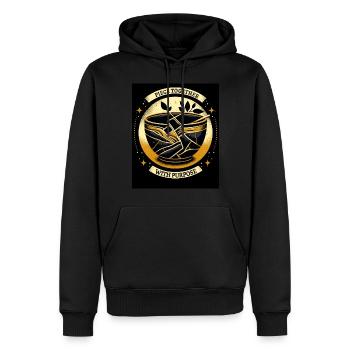Kintsugi Kintsukuroi Imperfekte Japanische Kunst - Männer Premium Bio Hoodie - Schwarz - Vorne - Nico (187cm)