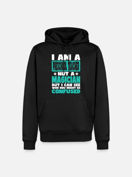 Insegnante di scuola materna - Herre Premium økologisk hoodie - sort