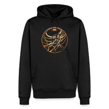 Kintsugi Kintsukuroi Imperfekte Japanische Kunst - Männer Premium Bio Hoodie - Schwarz - Vorne - Nico (187cm)