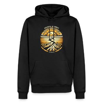 Kintsugi Kintsukuroi Imperfekte Japanische Kunst - Männer Premium Bio Hoodie - Schwarz - Vorne - Nico (187cm)