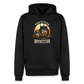 Kintsugi Kintsukuroi Imperfekte Japanische Kunst - Männer Premium Bio Hoodie - Schwarz - Vorne - Nico (187cm)
