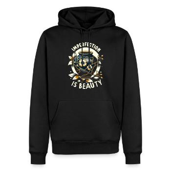 Kintsugi Kintsukuroi Imperfekte Japanische Kunst - Männer Premium Bio Hoodie - Schwarz - Vorne - Nico (187cm)
