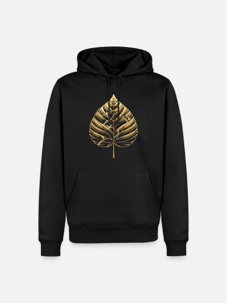 Kintsugi Kintsukuroi Imperfekte Japanische Kunst - Männer Premium Bio Hoodie - Schwarz