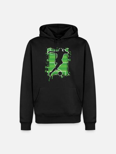 Soccer Soccer Players - Men’s Premium Organic Hoodie - black