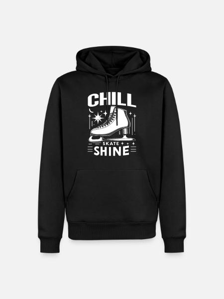 Ice Skating Ice Skaters - Men’s Premium Organic Hoodie - black