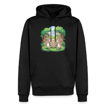 Ostara Eostre Equinox Witch Pagan Goddess Rituals - Männer Premium Bio Hoodie - Schwarz - Vorne - Nico (187cm)
