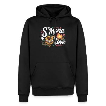 Scout Camping Outdoor Lagerfeuer Wandern - Männer Premium Bio Hoodie - Schwarz - Vorne - Nico (187cm)