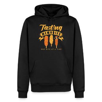 Corn Dogs - Männer Premium Bio Hoodie - Schwarz - Vorne - Nico (187cm)