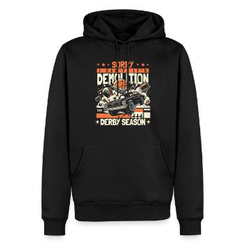 Saison du derby de démolition - cadeau pour les vrais fans - Sweat à capuche Premium bio Homme - noir - Devant - Nico (187cm)