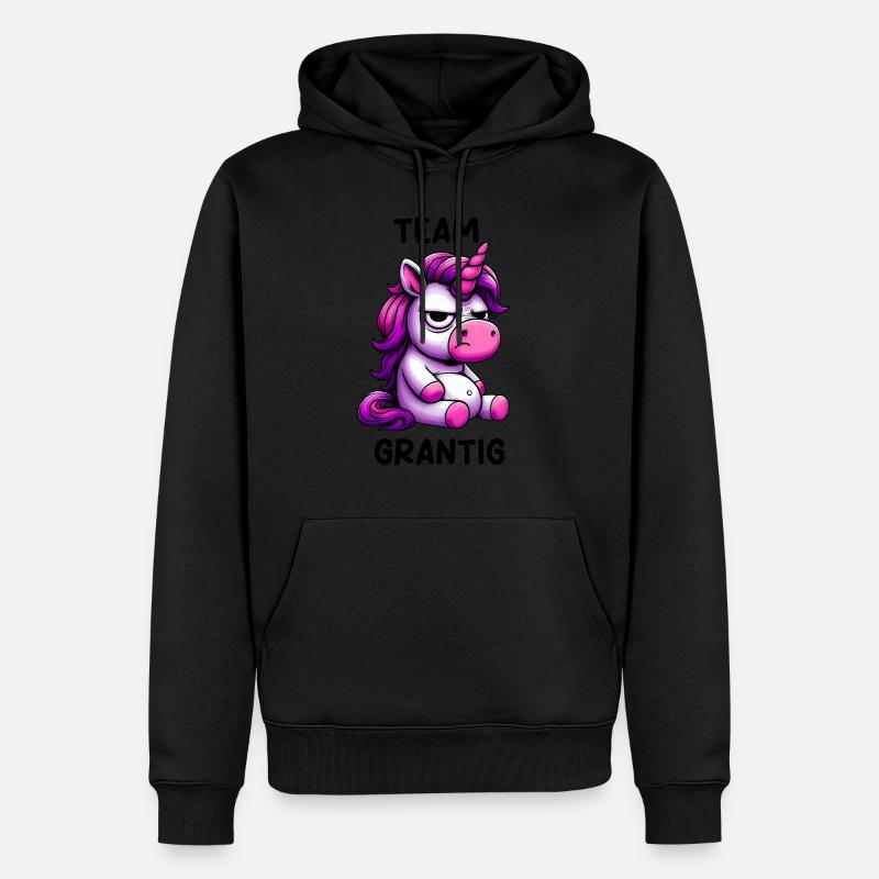 L’équipe Grantig - Sweat à capuche Premium bio Homme - noir