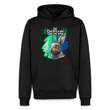 OG Ostergras Germany. Weed, Marihuana, Cannabis, - Männer Premium Bio Hoodie - Schwarz - Vorne - Nico (187cm)