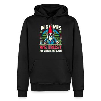 Gartenzwerge Gnome Lover Funny Gnome Gardening - Männer Premium Bio Hoodie - Schwarz - Vorne - Nico (187cm)