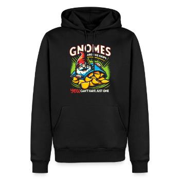 Gartenzwerge Gnome Lover Funny Gnome Gardening - Männer Premium Bio Hoodie - Schwarz - Vorne - Nico (187cm)