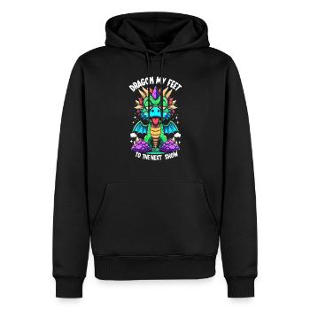 Renaissance-jahrmarkt-outfit Mittelalterlicher - Männer Premium Bio Hoodie - Schwarz - Vorne - Nico (187cm)