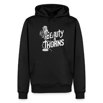 Poetry Slam Writer Poet Literature Slam Poetry Day - Männer Premium Bio Hoodie - Schwarz - Vorne - Nico (187cm)