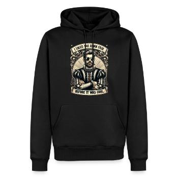Renaissance-jahrmarkt-outfit Mittelalterlicher - Männer Premium Bio Hoodie - Schwarz - Vorne - Nico (187cm)