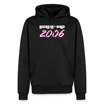 18. Geburtstag Legendary Since 2006 vintage - Männer Premium Bio Hoodie - Schwarz - Vorne - Nico (187cm)