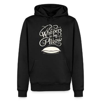 Sprechen Im Schlaf, Somniloquy, Sprechen Im - Männer Premium Bio Hoodie - Schwarz - Vorne - Nico (187cm)