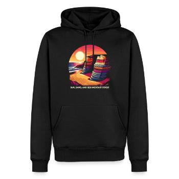 Geologie-steinjagd Achat-jäger-steinsammeln - Männer Premium Bio Hoodie - Schwarz - Vorne - Nico (187cm)