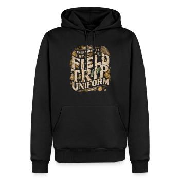 Geologie-steinjagd Achat-jäger-steinsammeln - Männer Premium Bio Hoodie - Schwarz - Vorne - Nico (187cm)