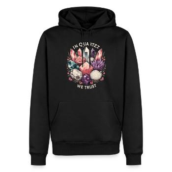 Geologie-steinjagd Achat-jäger-steinsammeln - Männer Premium Bio Hoodie - Schwarz - Vorne - Nico (187cm)